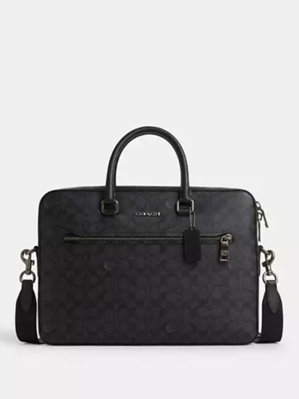 Coach Ethan Slim Brief In Signature Canvas NWT - Gift Box